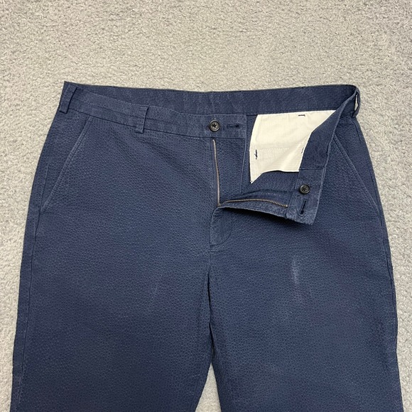Brooks Brothers Pants Mens 38x30 Clark Fit Chino Corduroy Cotton Blue Straight - Picture 1 of 11